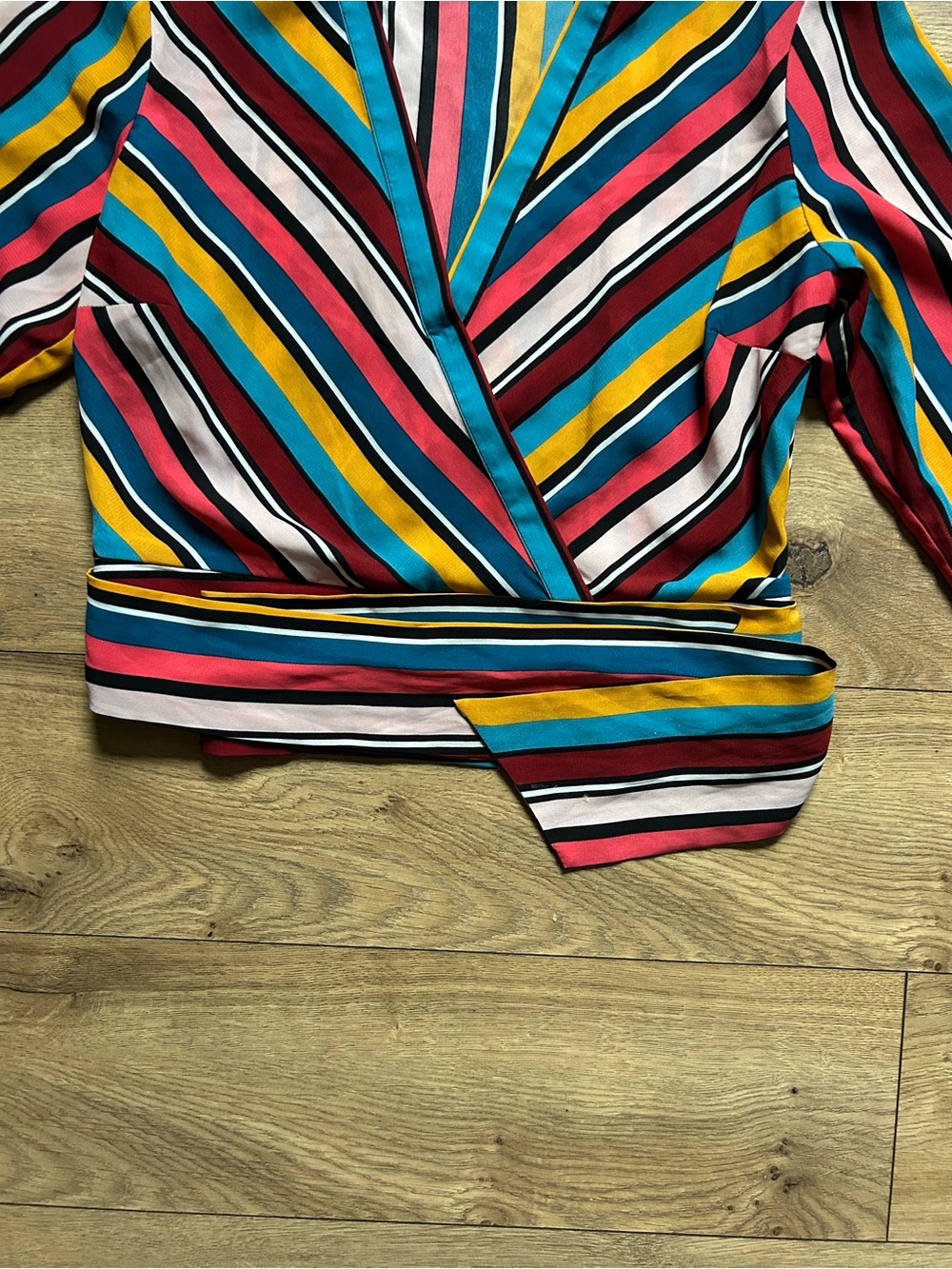 Guess Multicolor Striped Long Sleeve Top - Picture 8 of 9